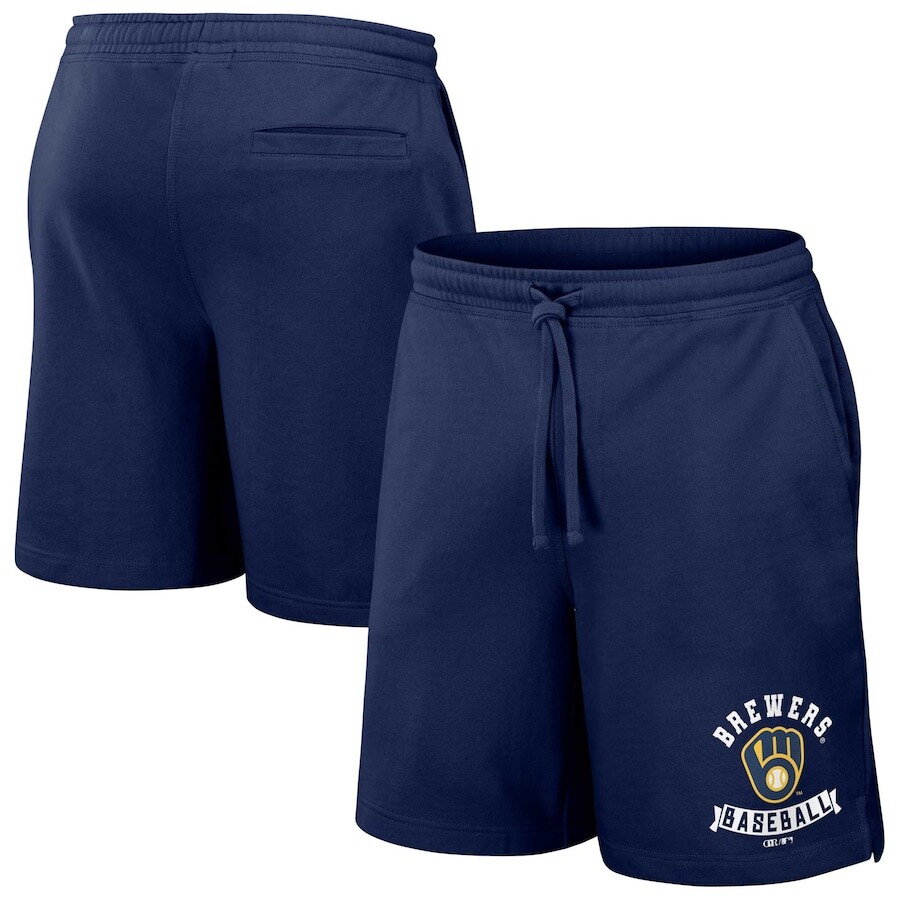 

Шорты Darius Rucker Collection by Fanatics Milwaukee Brewers, нави