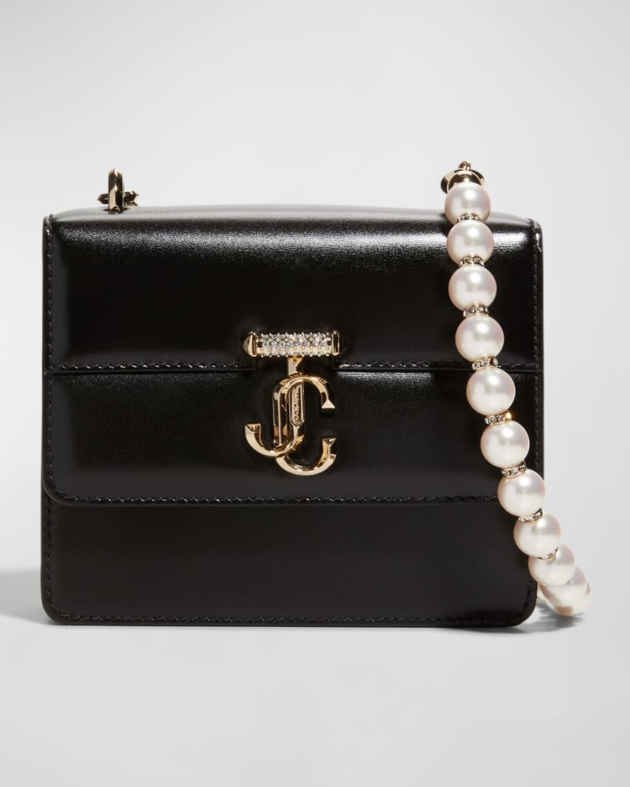 

Кожаная сумка через плечо с клапаном Varenne XS с жемчужным отворотом Jimmy Choo
