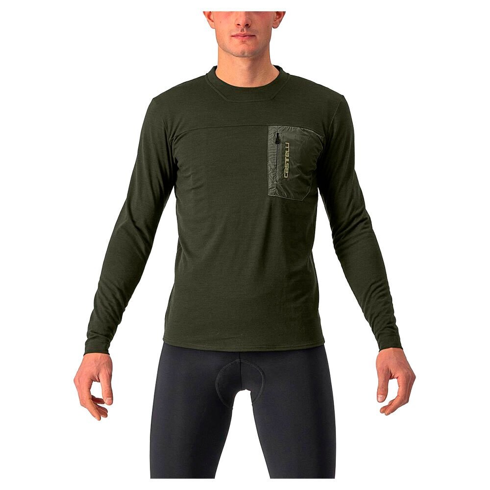 

Джерси с длинным рукавом Castelli Unlimited Merino, зеленый