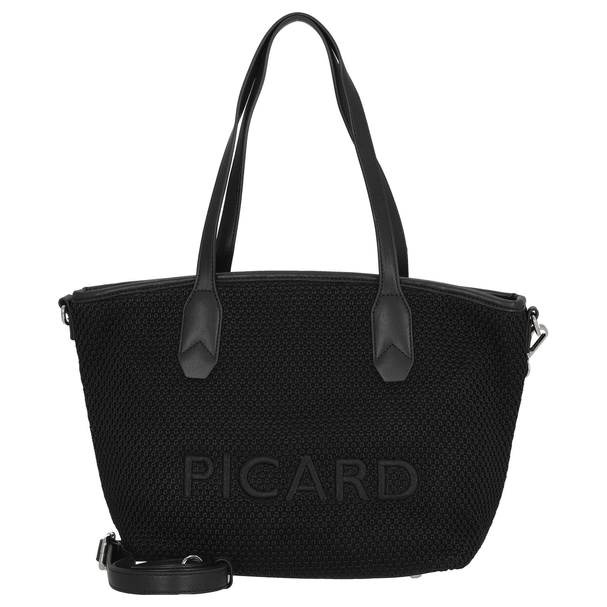 Сумка шоппер PICARD Knitwork 38см, черный цена и фото
