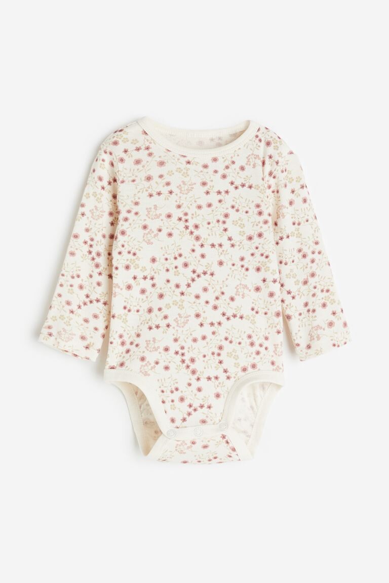 

Боди с длинными рукавами H&M