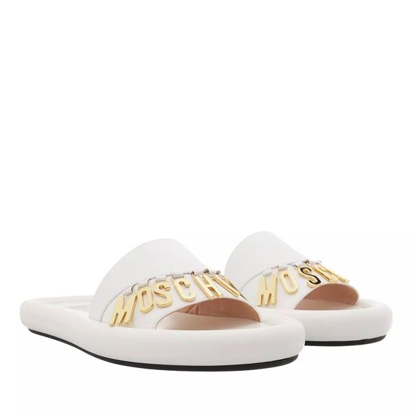 

Сандалии sabot d imbottito30 vitello Moschino, белый