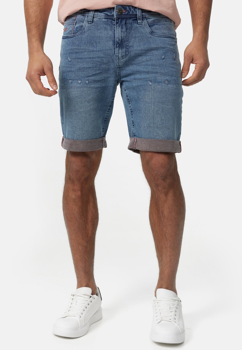 

Джинсовые шорты ZALENTO INDICODE JEANS, выцветший деним