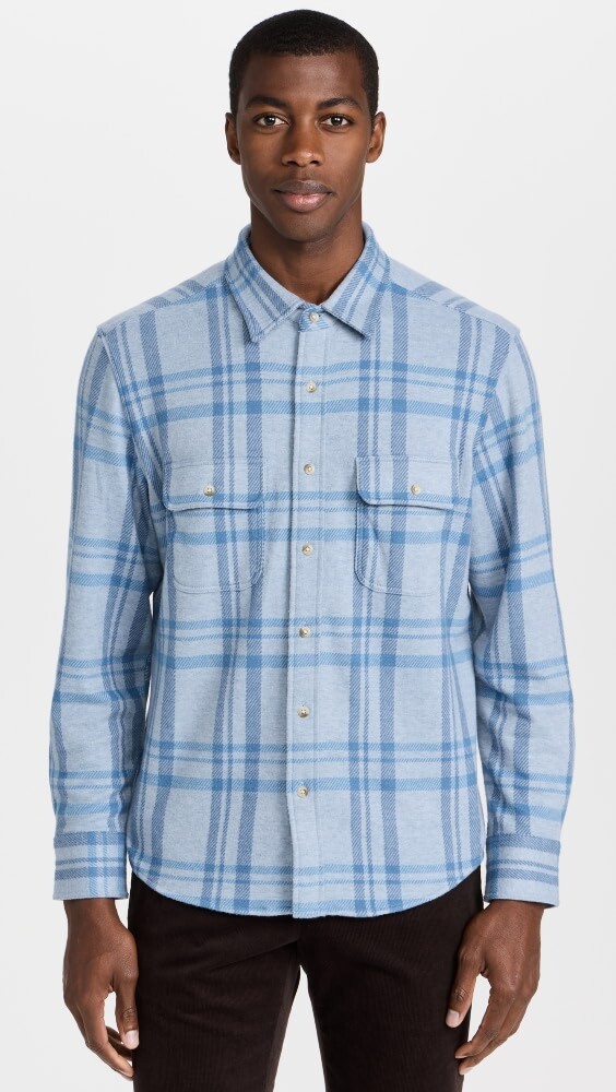 

Рубашка Fair Harbor The Dunewood Flannel, синий