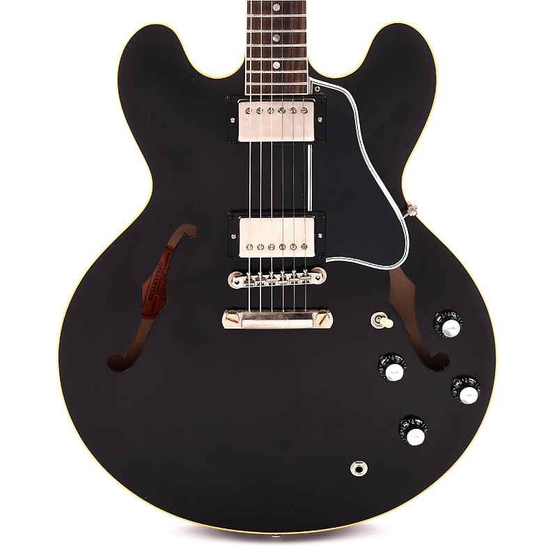 Электрогитара Gibson Custom Shop 1961 ES-335 Reissue CME Spec Antique Ebony Murphy Lab Ultra Light Aged