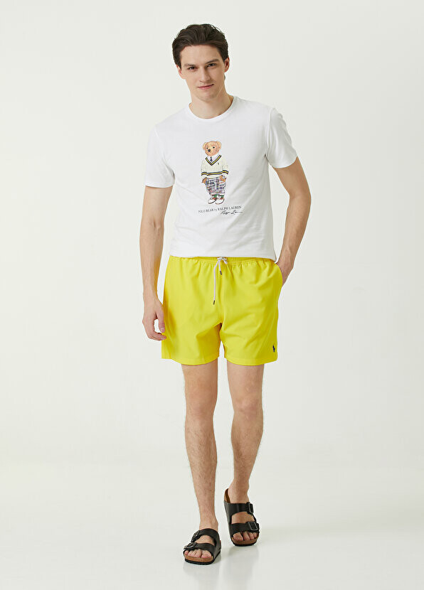 

Желтый купальник с завязками на талии Polo Ralph Lauren