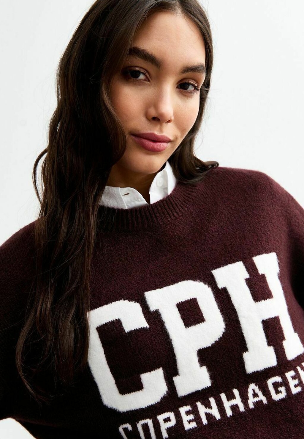 

Джемпер COPENHAGEN New Look, цвет Mottled Red