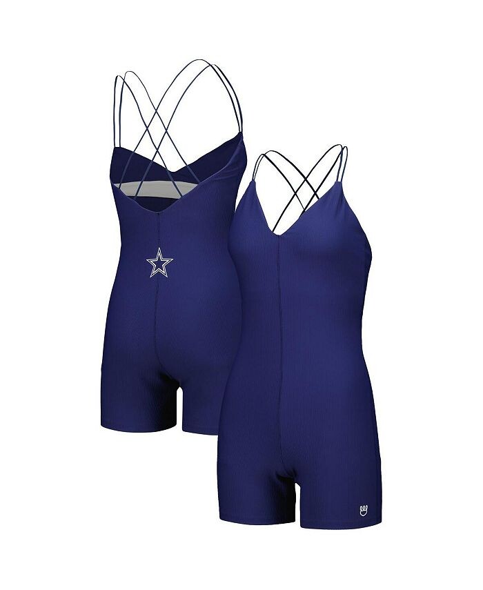 

Женский темно-синий комбинезон Dallas Cowboys Diana с v-образным вырезом Kadyluxe, синий