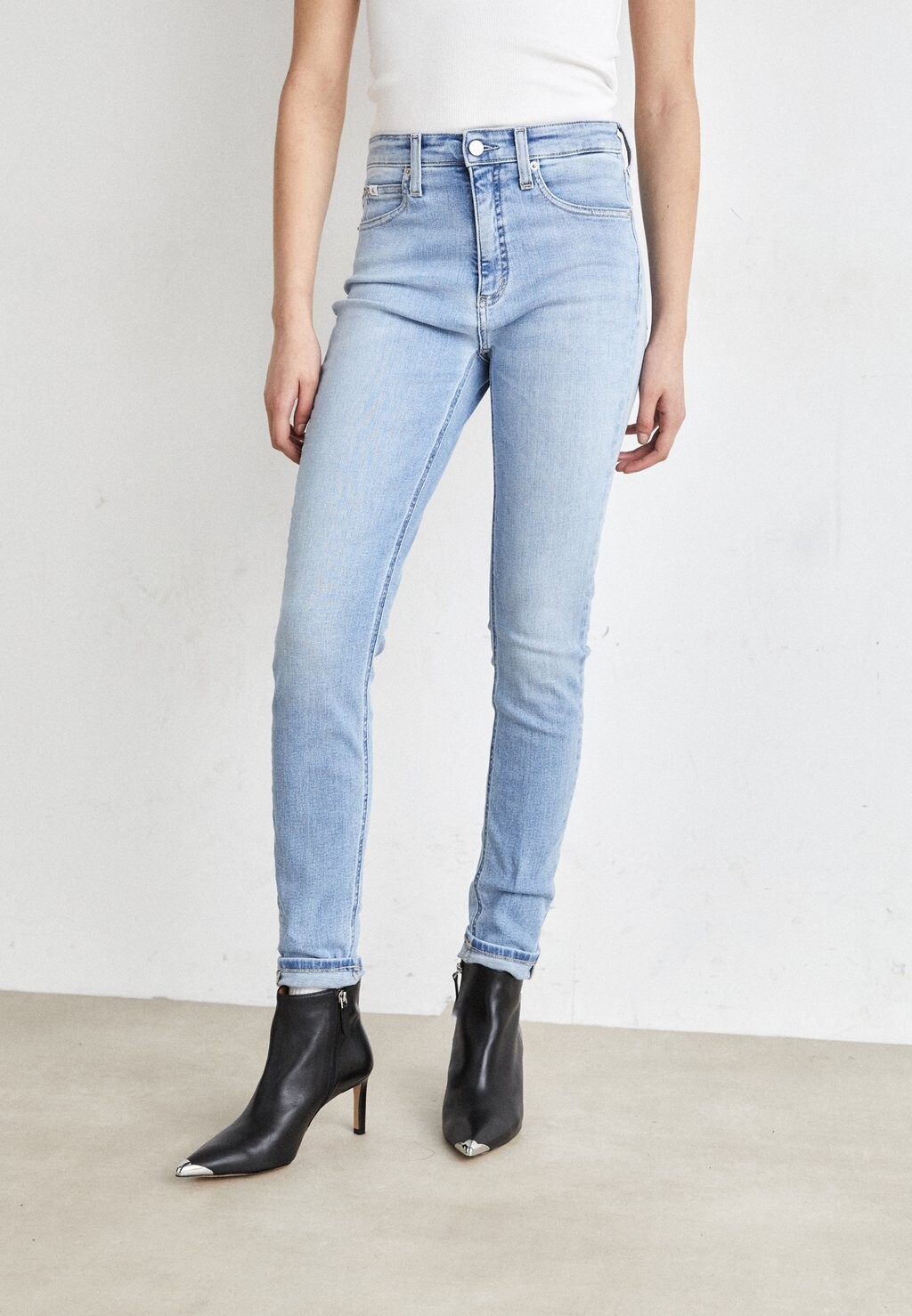 

Джинсы Skinny Fit HIGH RISE SKINNY Calvin Klein Jeans, цвет denim light