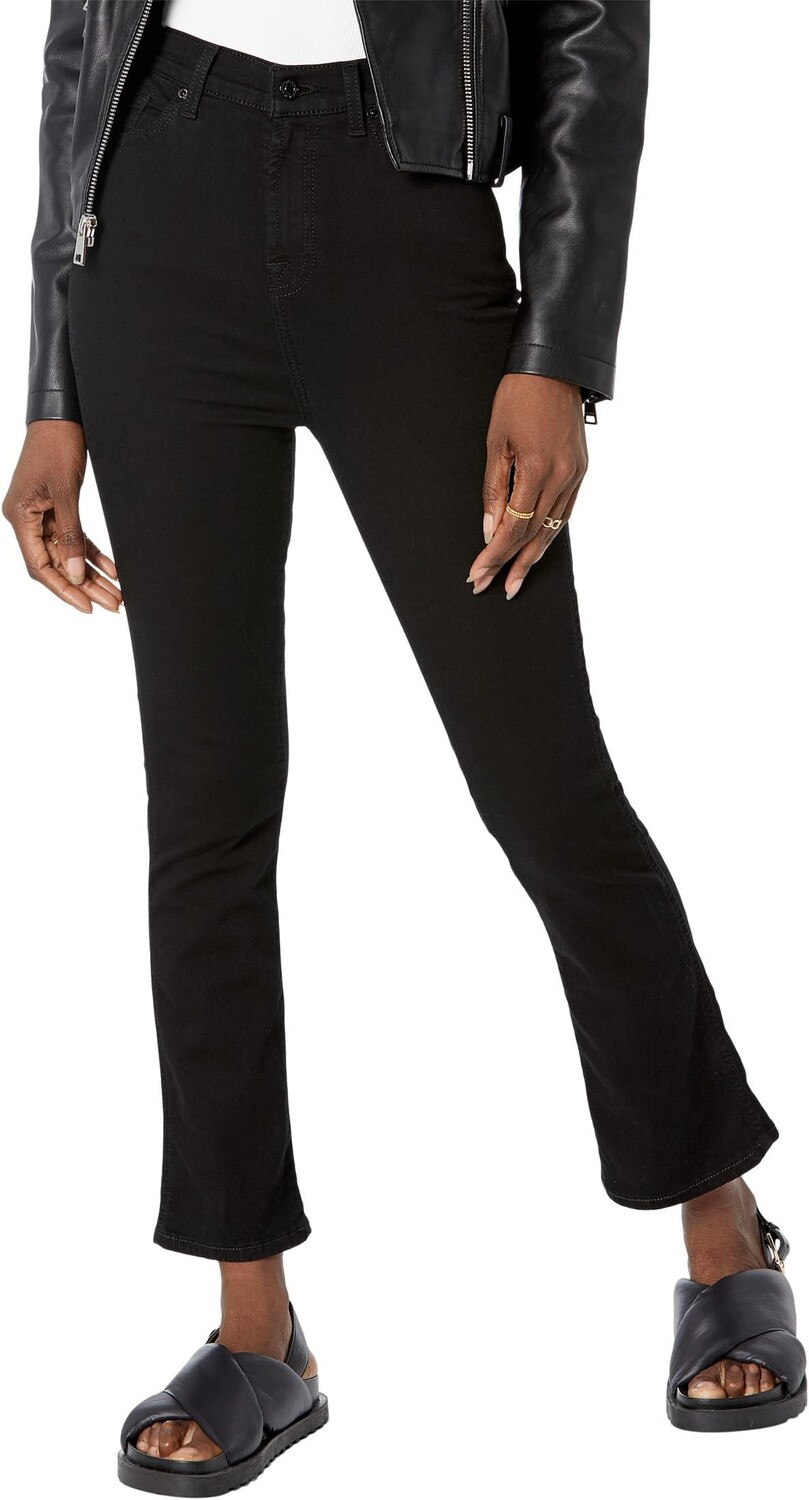 

Джинсы High-Waist Slim Kick in Rinse Black 7 For All Mankind, цвет Rinse Black