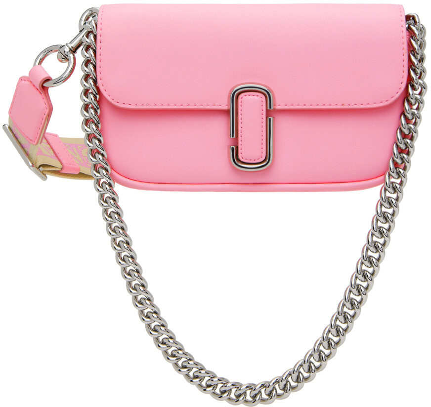 

Розовая мини-сумка The J Marc Marc Jacobs, цвет Fluro candy