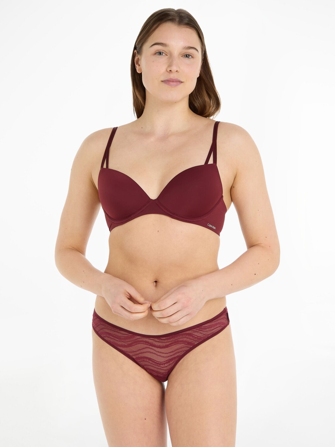 

Демисезонный бюстгальтер на косточках Seductive Comfort Lift Calvin Klein, дип руж