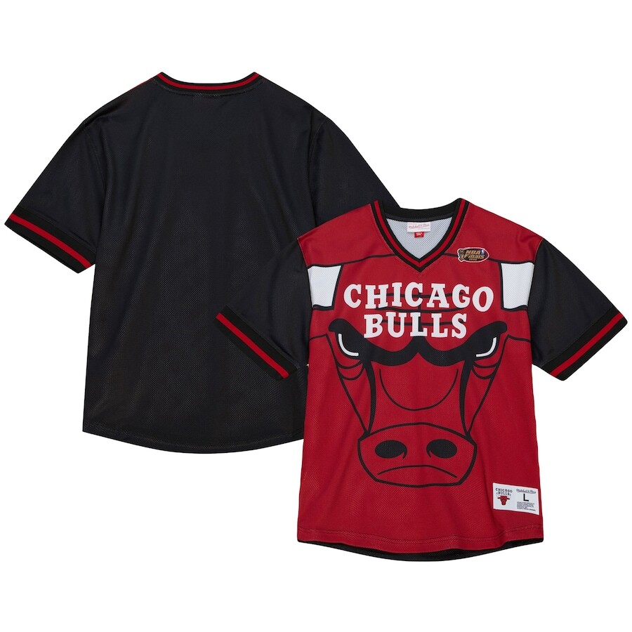 

Футболка с коротким рукавом Mitchell & Ness Chicago Bulls, красный