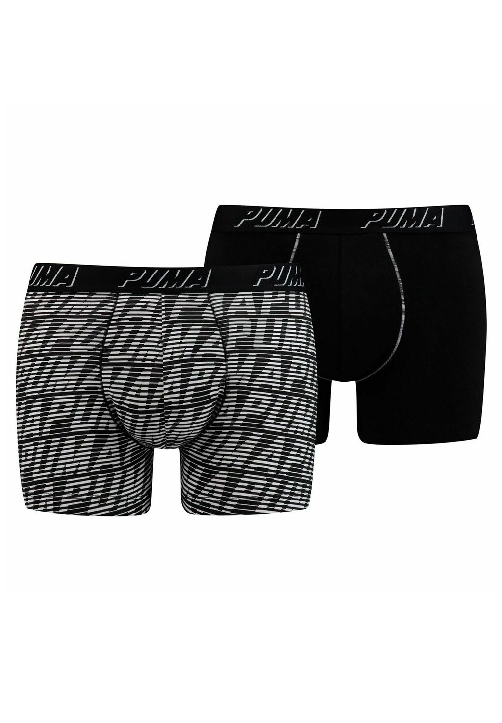 

Трусики 2 PACK Puma, цвет schwarz/schwarz/weiß gestreift