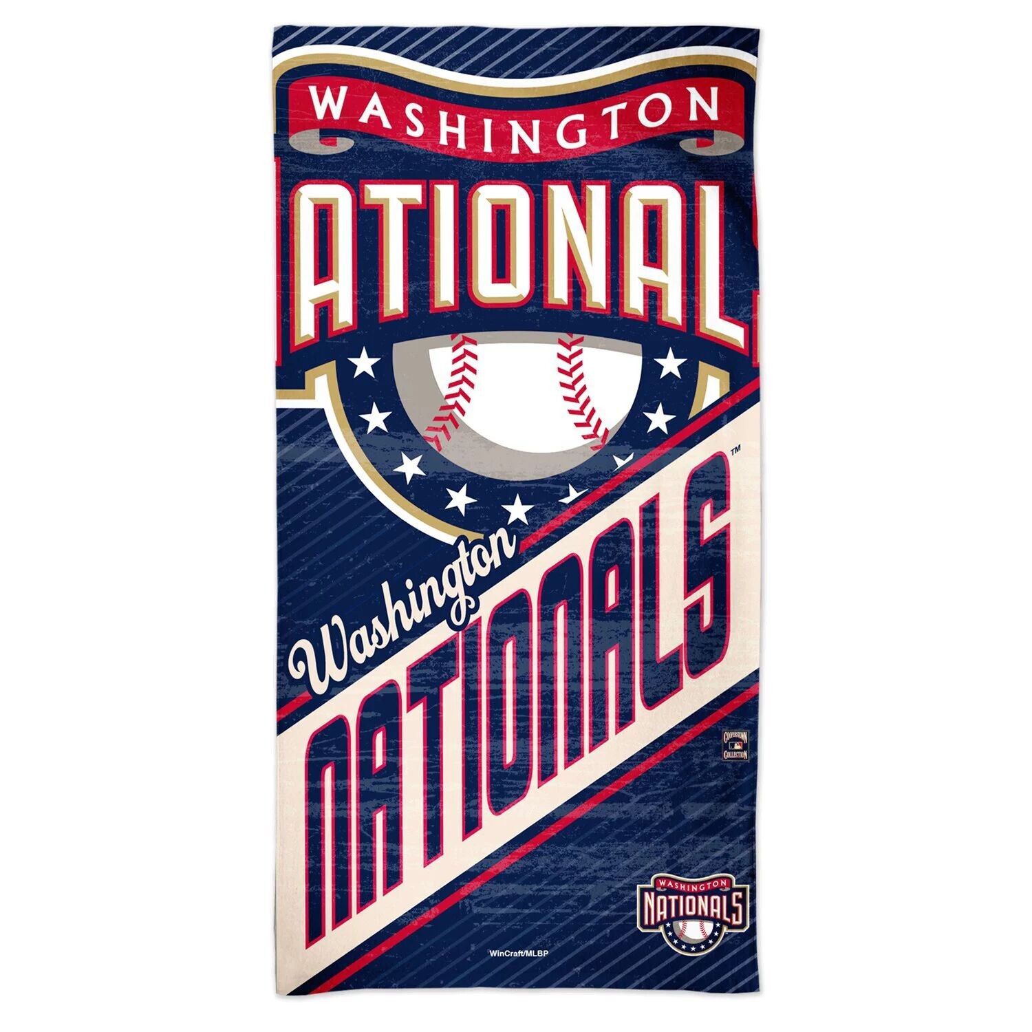 

WinCraft Washington Nationals 30 x 60 дюймов Пляжное полотенце Cooperstown Collection Spectra