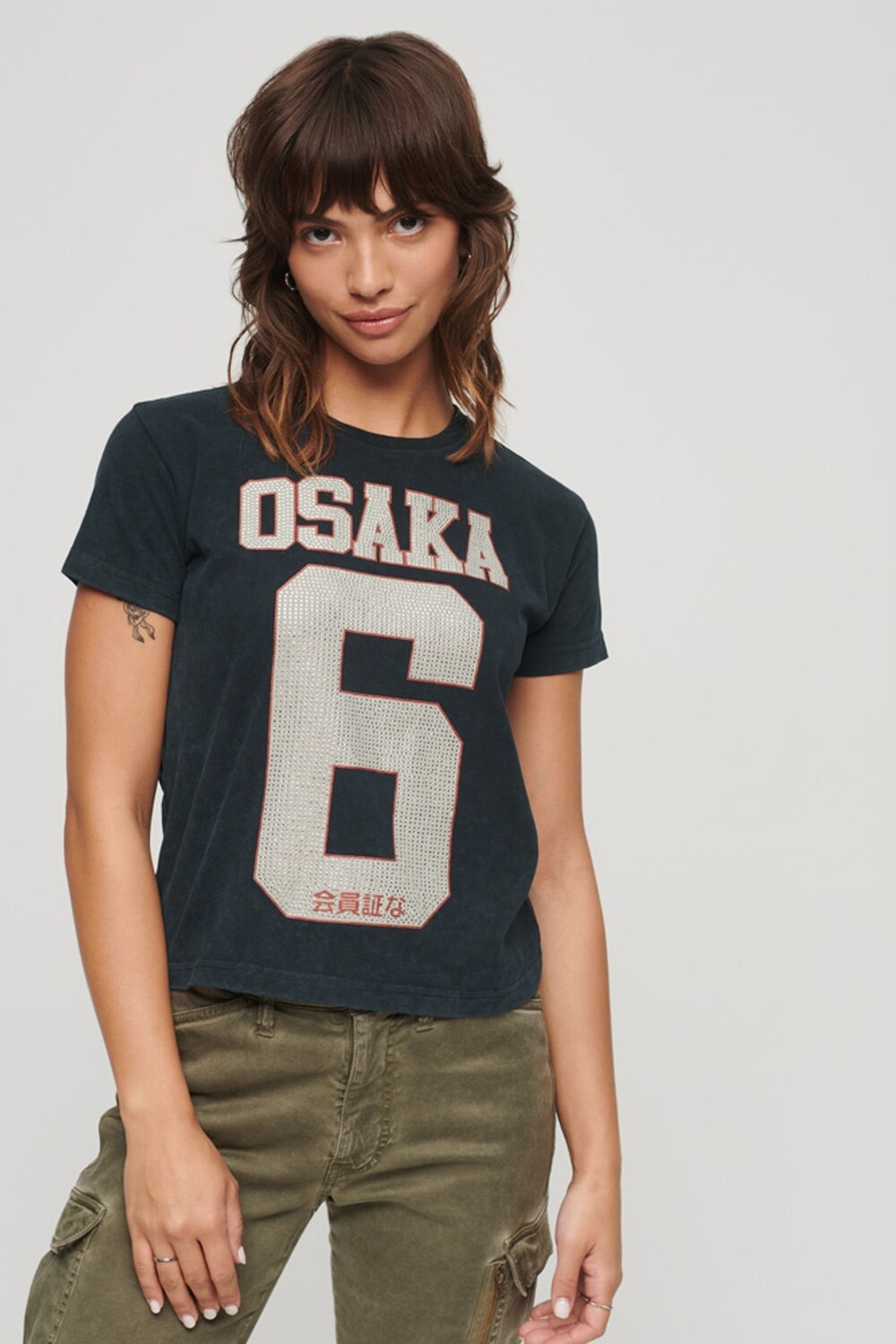 

Футболка Osaka 6 с декором в стиле 90-х Superdry, синий