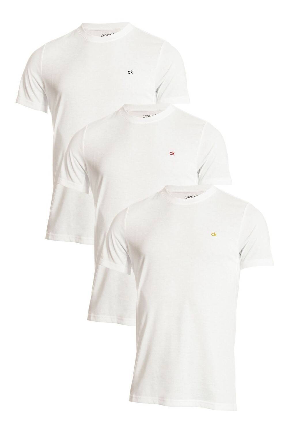 

Комплект из 3 белых футболок Calvin Klein, белый