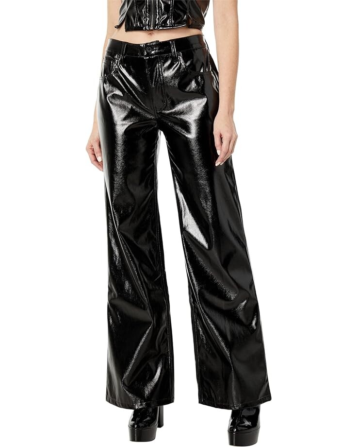 

Брюки AFRM Xander Ultra Low Rise Wide Leg, цвет Noir