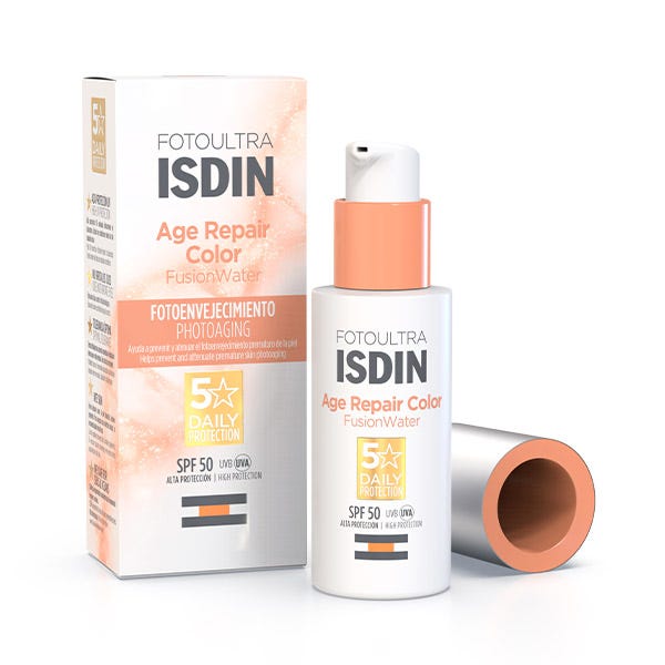 isdin foto ultra 100 active unify color Age Repair Color Fusion Water Spf 50 50 мл Isdin