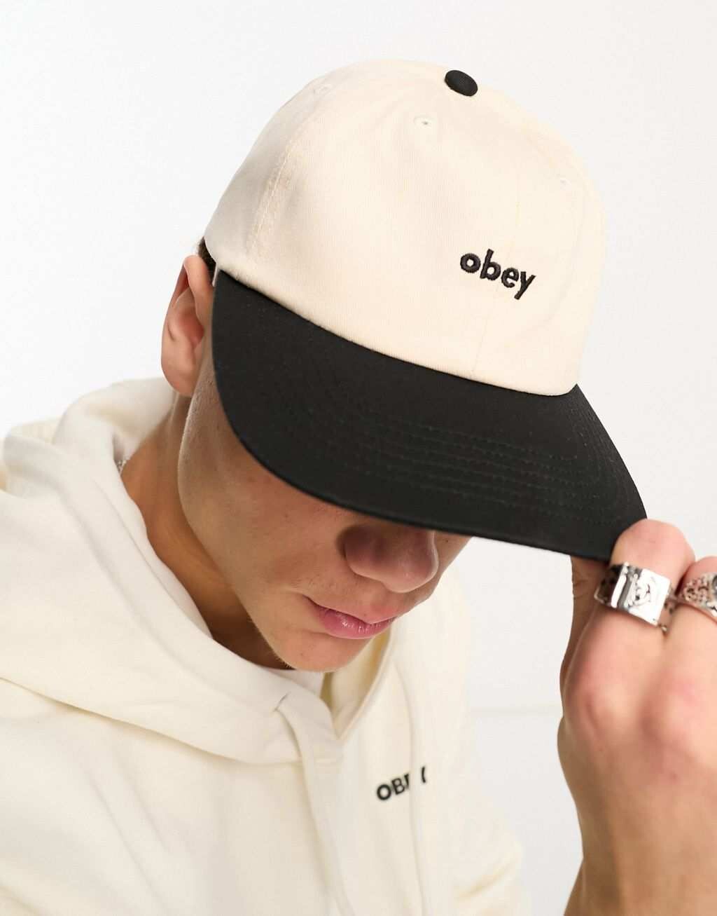 Черная мульти-кепка Obey Benny Snapback