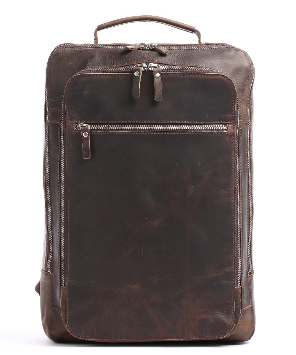 Рюкзак Salisbury 15″ кожаный Leonhard Heyden, коричневый