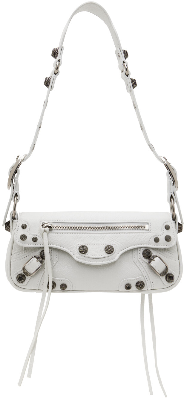

Белая сумка-слинг Le Cagole XS Balenciaga