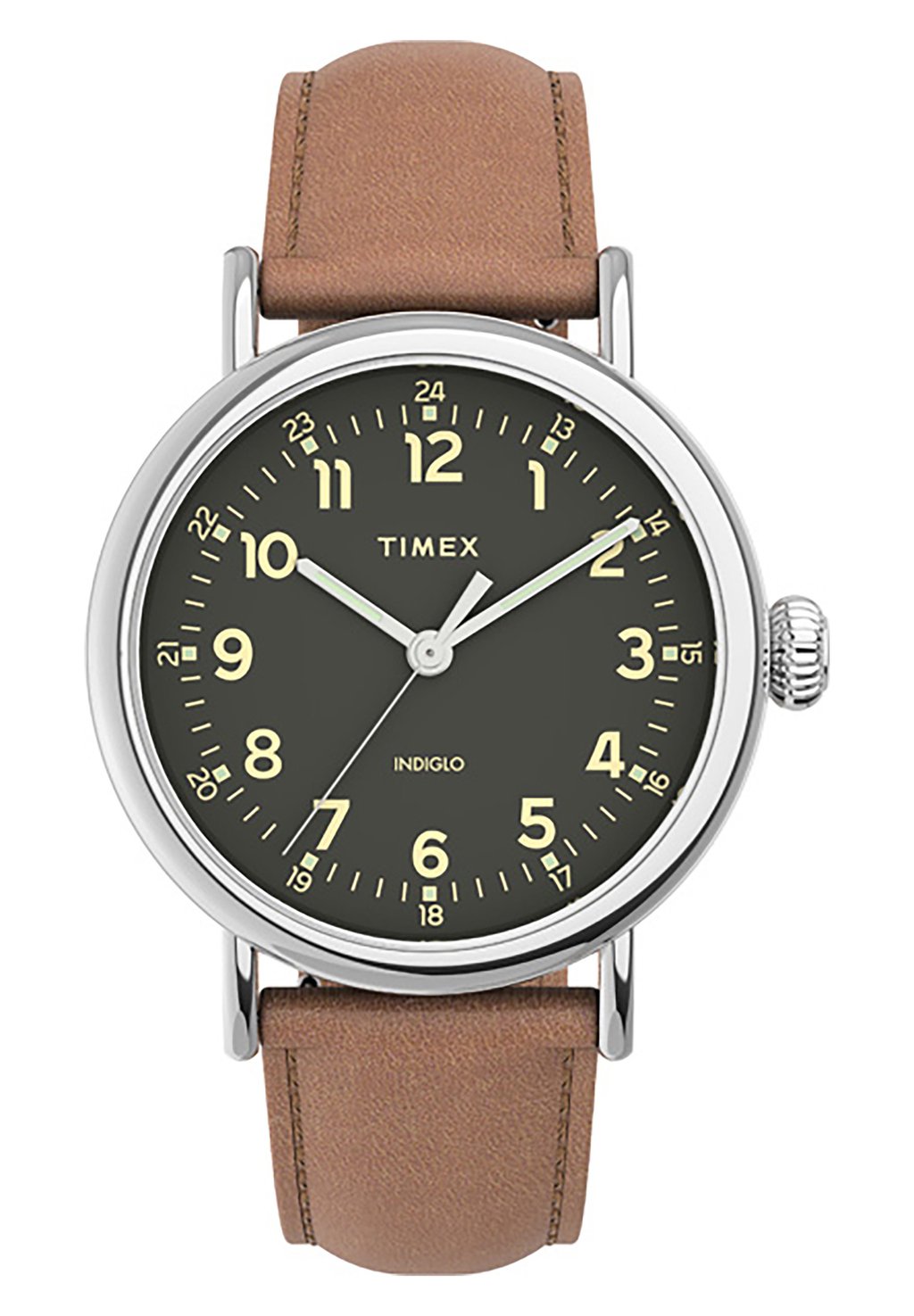 цена Часы Timex, коричневый