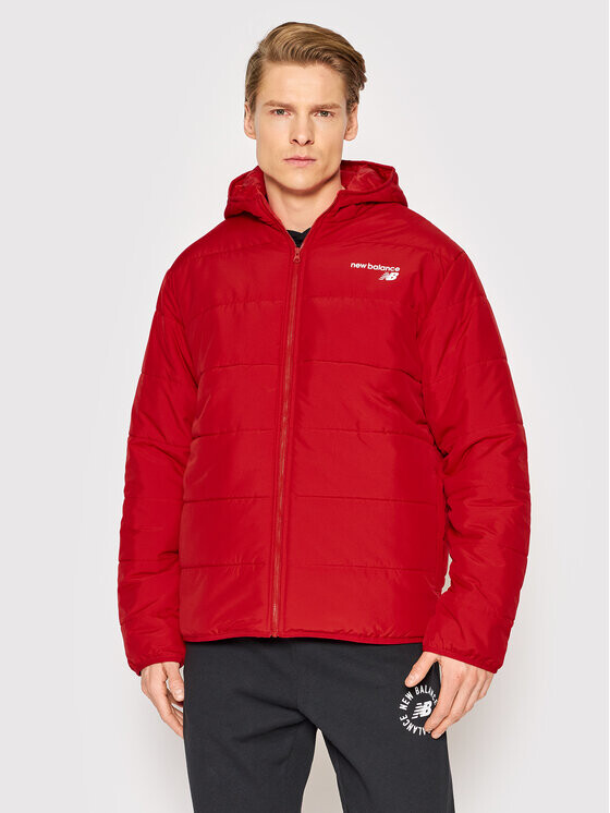 

Пуховик стандартного кроя New Balance, красный