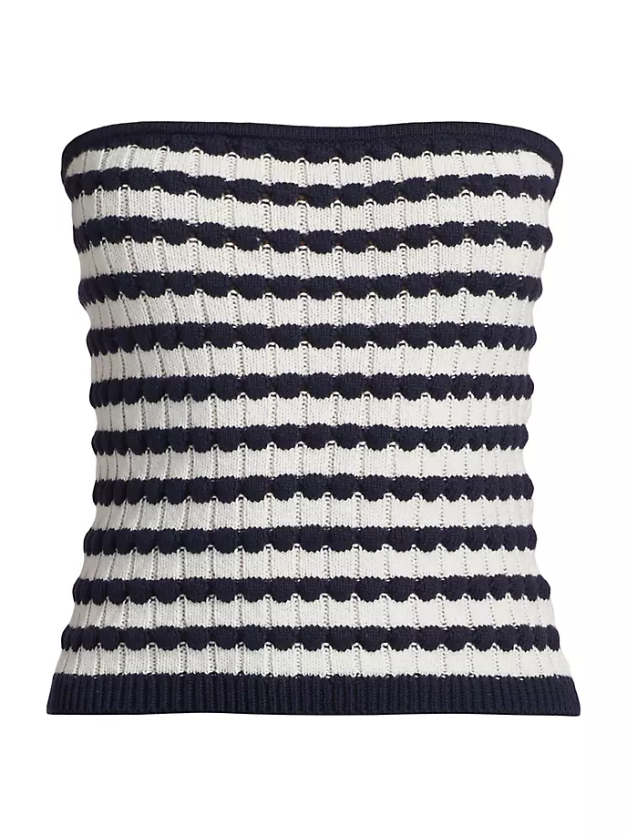 

Трикотажный топ Parker в полоску Splendid, цвет navy stripe