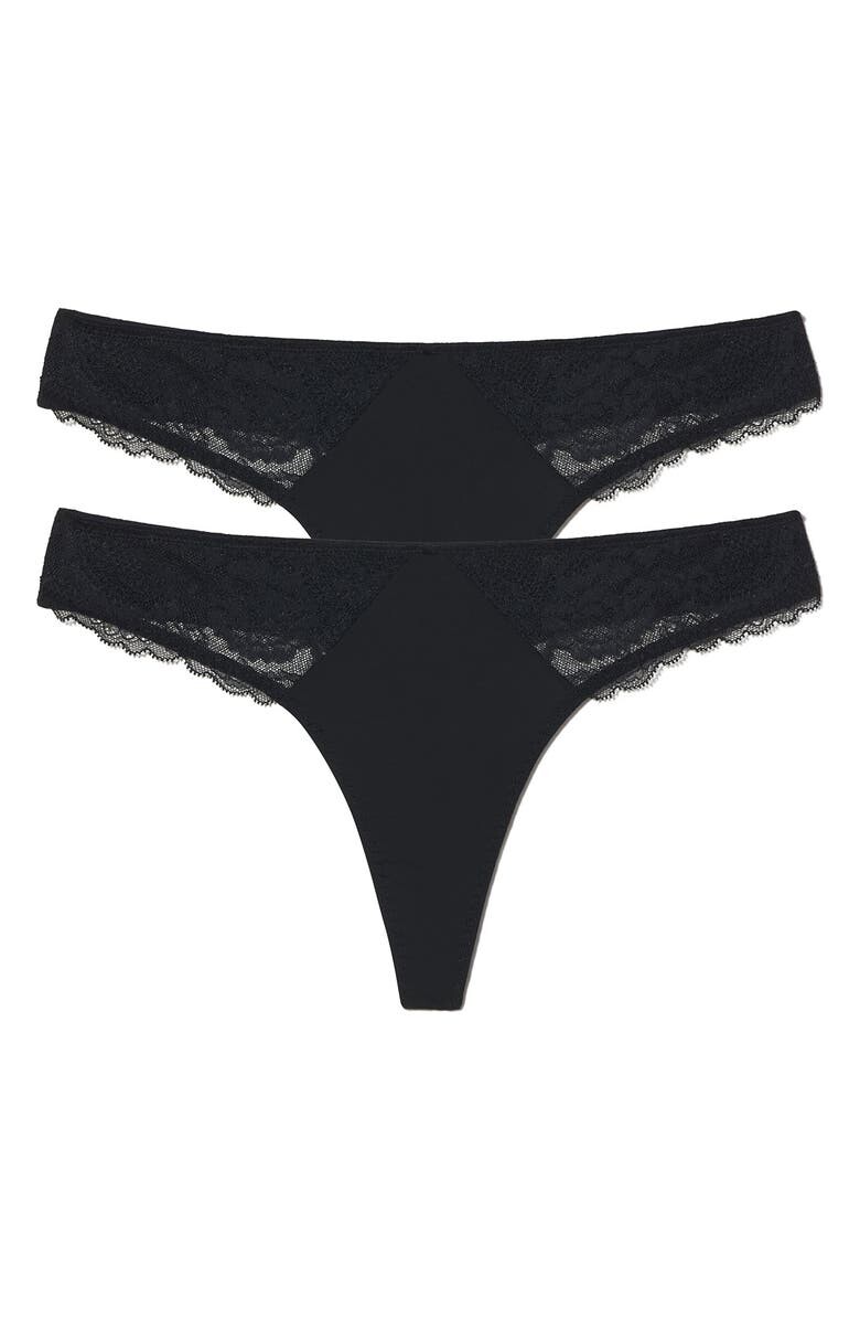 

2 пары стрингов Minx SKARLETT BLUE, черный