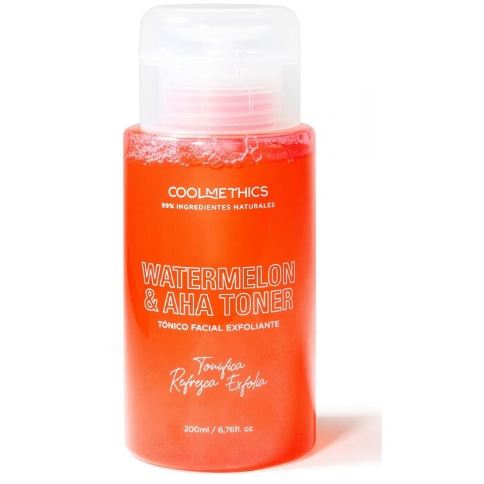 

Тональная основа Watermelon & AHA Toner Tónico Facial Exfoliante Coolmethics, 200 ml