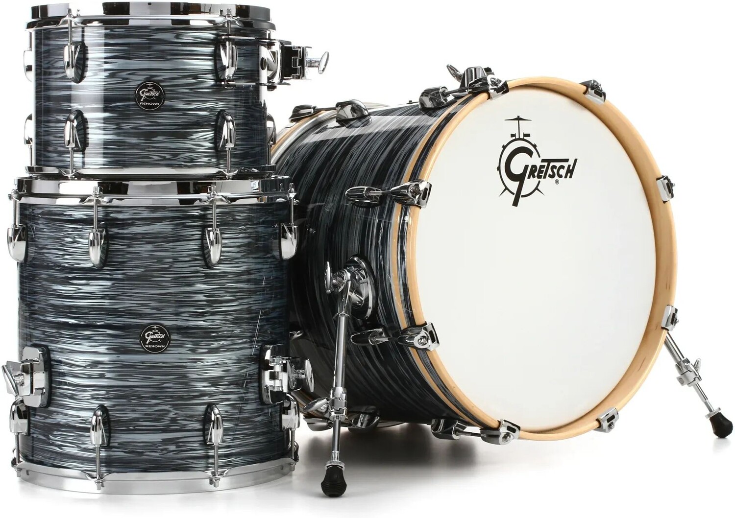 

Gretsch Drums Renown RN2-J483 Набор из трех предметов — Silver Oyster Pearl