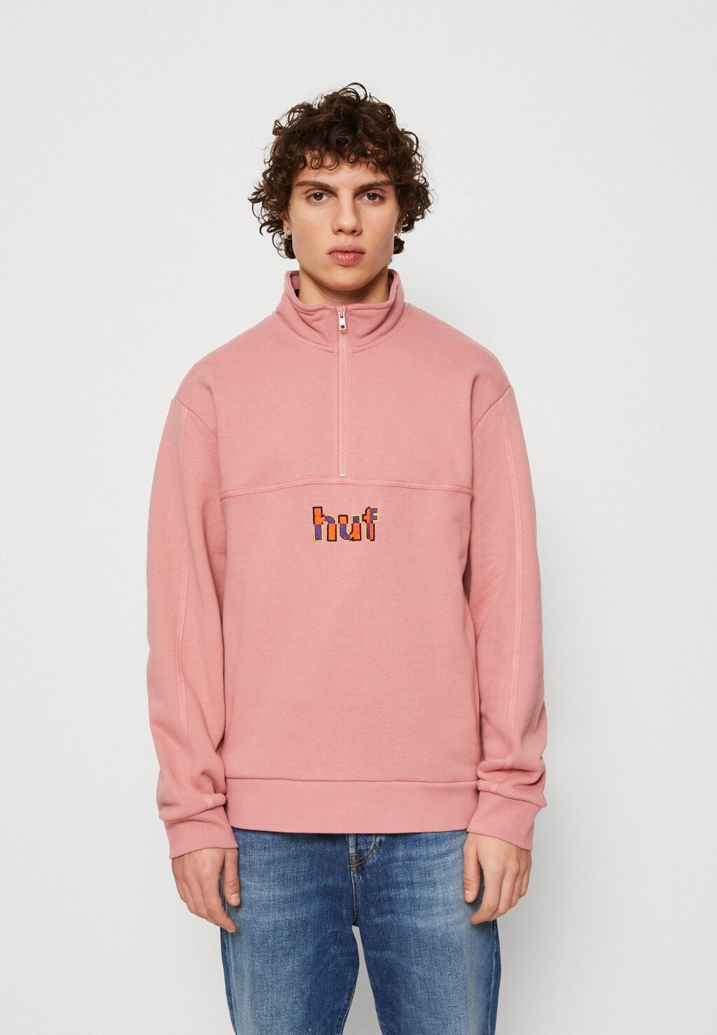 

Толстовка HUF, пыльно-розовый