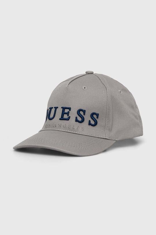 

Хлопковая бейсболка Guess, серый