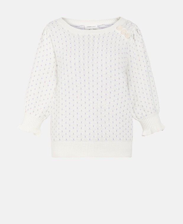 

Пуловер с короткими рукавами Fabienne Chapot, цвет Wool White