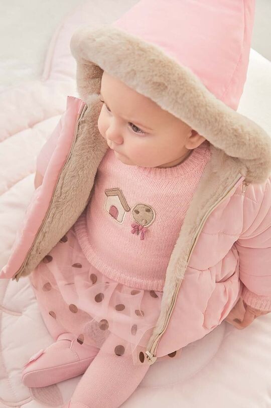 

Двусторонняя детская куртка Mayoral Newborn, розовый