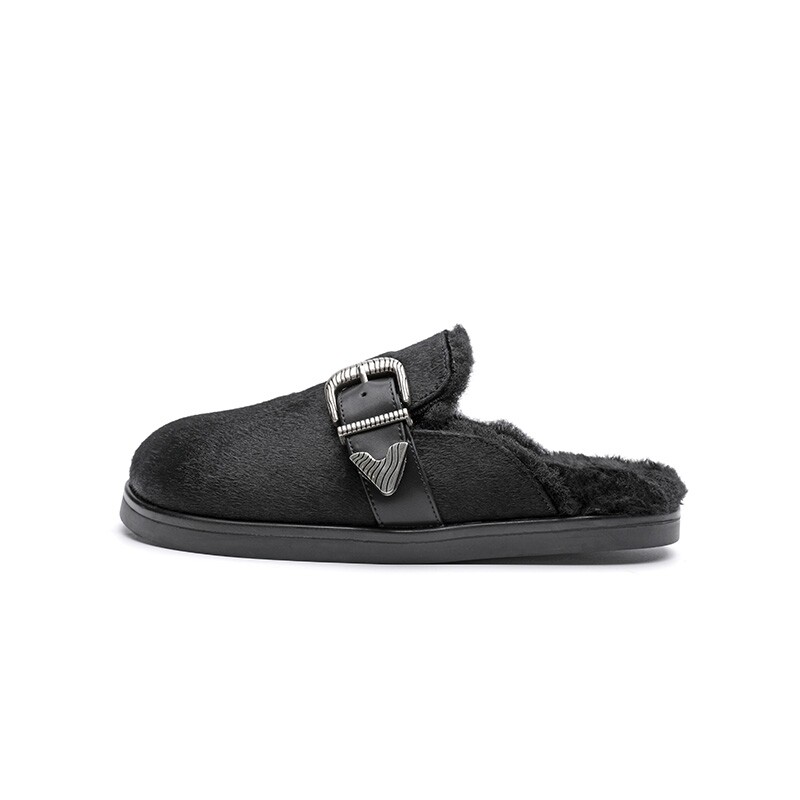 

Мюли женские с закрытым носком женские Moon Buds, цвет Velvet black 01T
