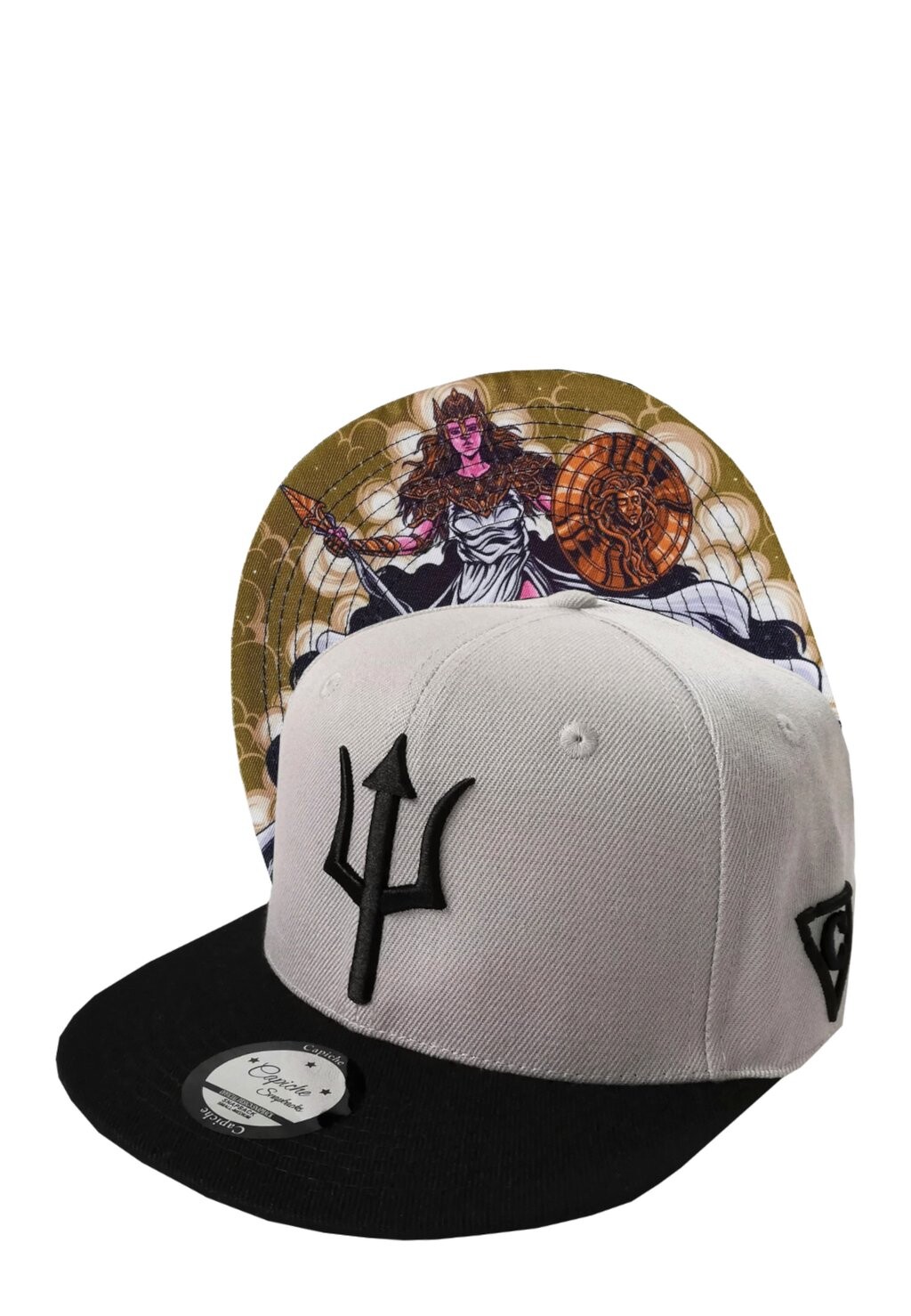 

Бейсболка SNAPBACK BASEBALL-ONE SIZE Capiche, цвет light grey/black/khaki
