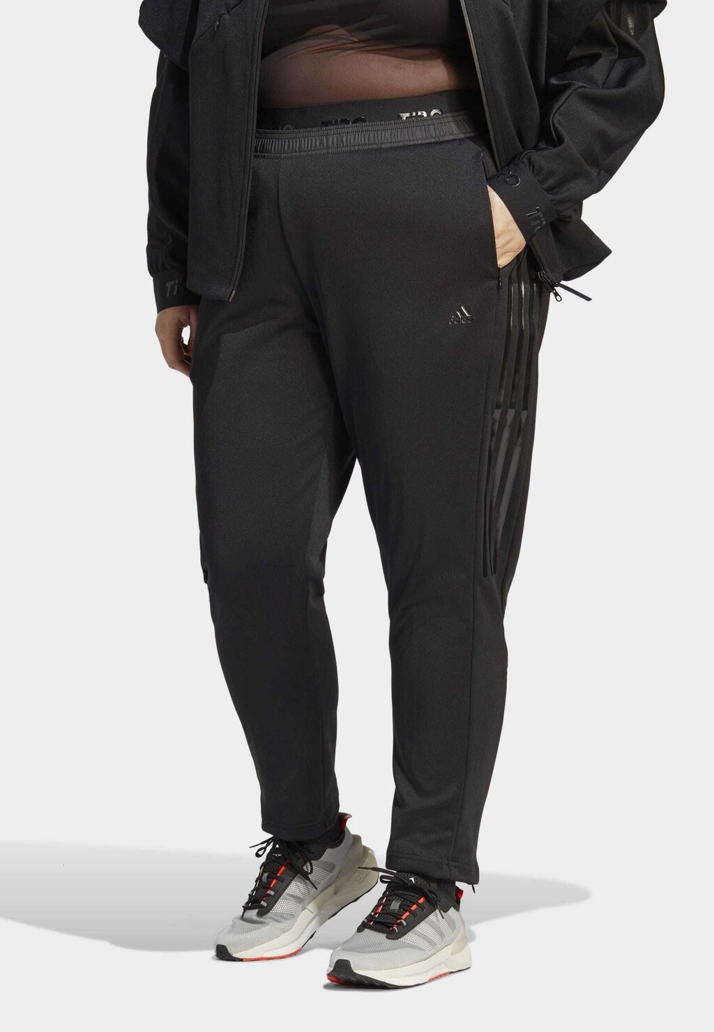 

Спортивные брюки Adidas, черный Tiro Suit-Up Advanced Plus Size, черный