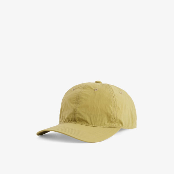 

Кепка-ракушка с фирменным язычком Highsnobiety, хаки
