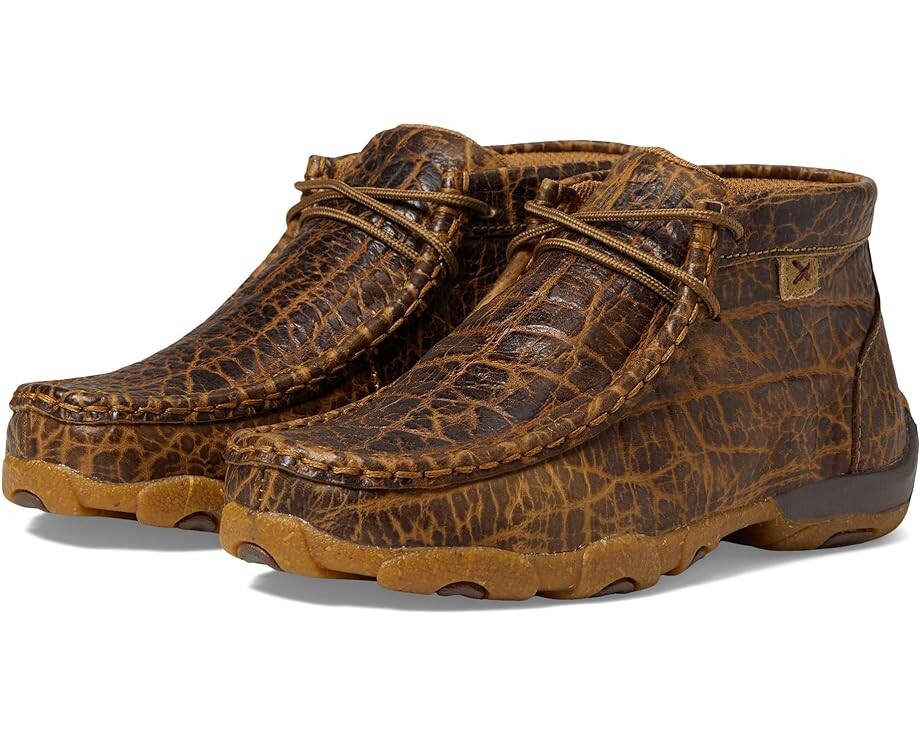 

Ботинки Twisted X Chukka Driving Moc, цвет Golden Elephant Print