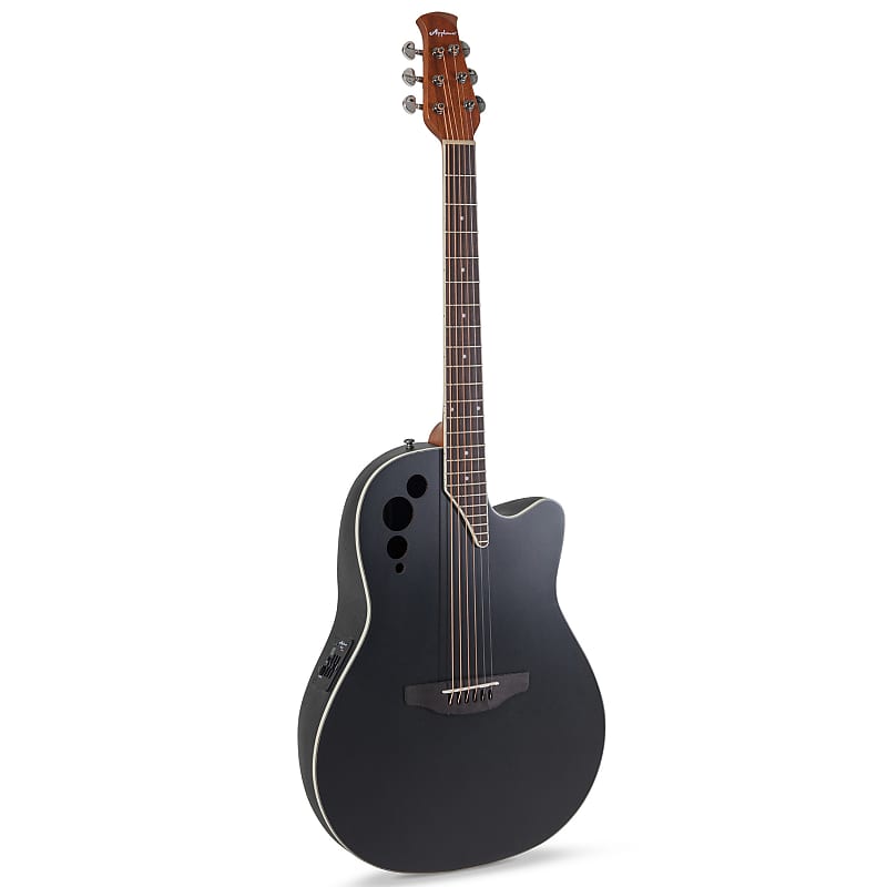 Акустическая гитара Applause E-Acoustic Guitar AE44-5S, MS, Cutaway, Black Satin