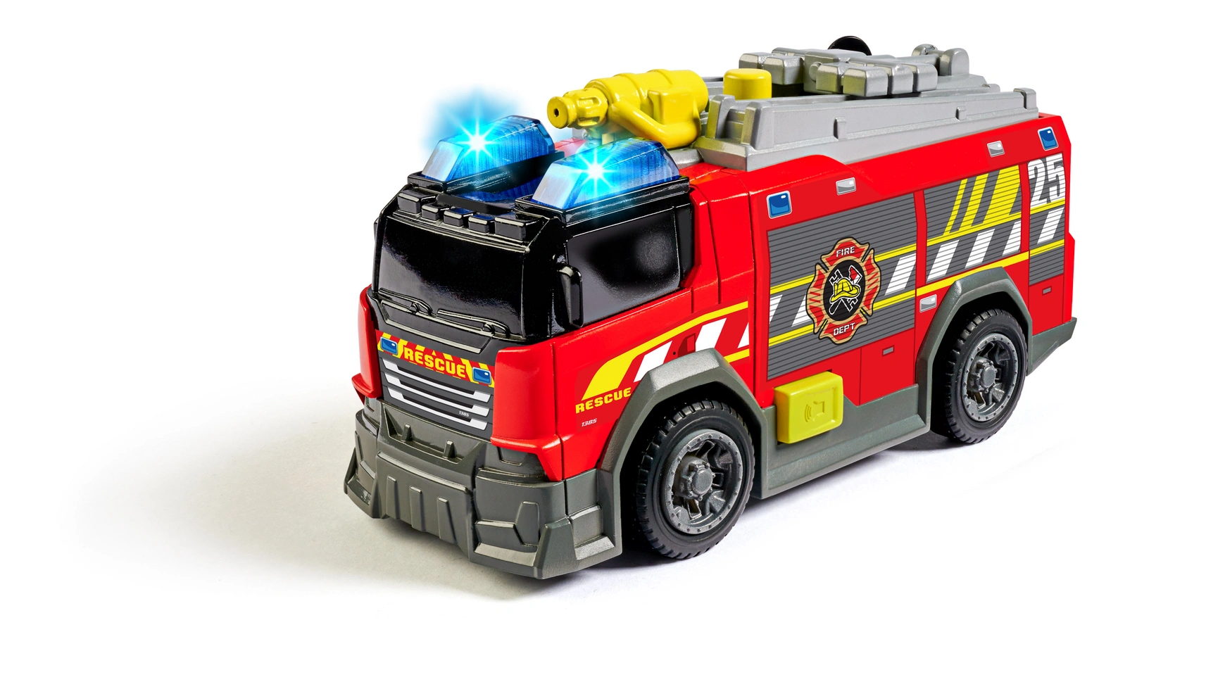 Dickie Toys Пожарная машина пожарная машинка автолестница scania die cast 17 см свет звук dickie toys 3712016 2