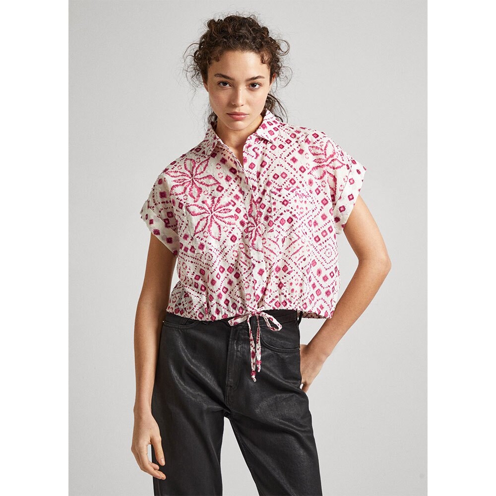 

Рубашка с коротким рукавом Pepe Jeans Dulce, розовый
