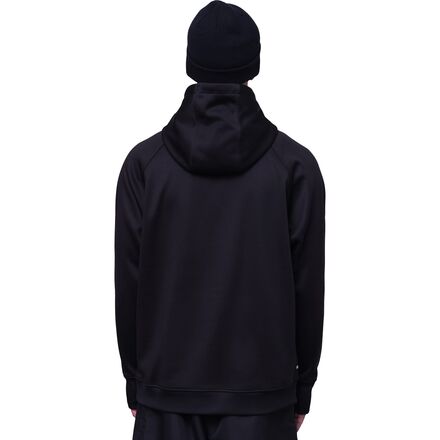 Пуловер с капюшоном из флиса мужской 686, черный
