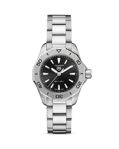 Часы Aquaracer Professional 200, 30 мм TAG Heuer, цвет Black