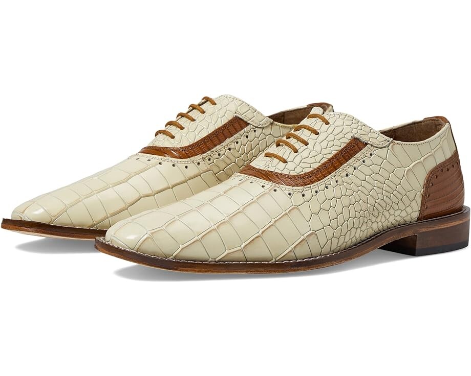 

Оксфорды Stacy Adams Riccardi Lace-Up Oxford, цвет Ivory/Tan