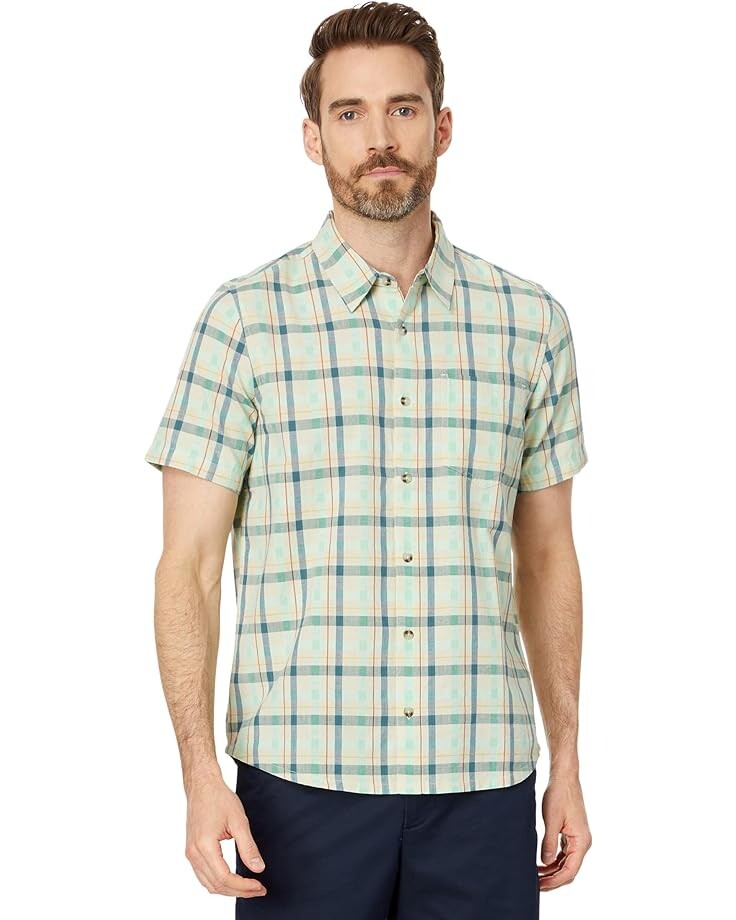 

Рубашка Toad&Co Airscape Short Sleeve, цвет Lichen Check