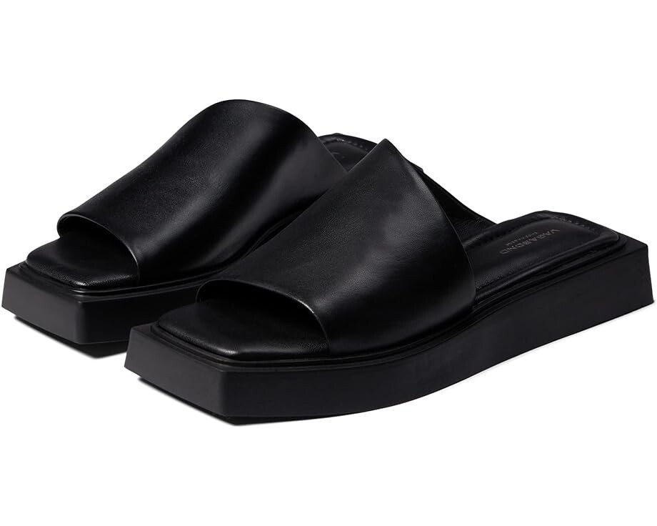 

Сандалии Vagabond Shoemakers Evy Leather Asymmetrical Sandal, черный