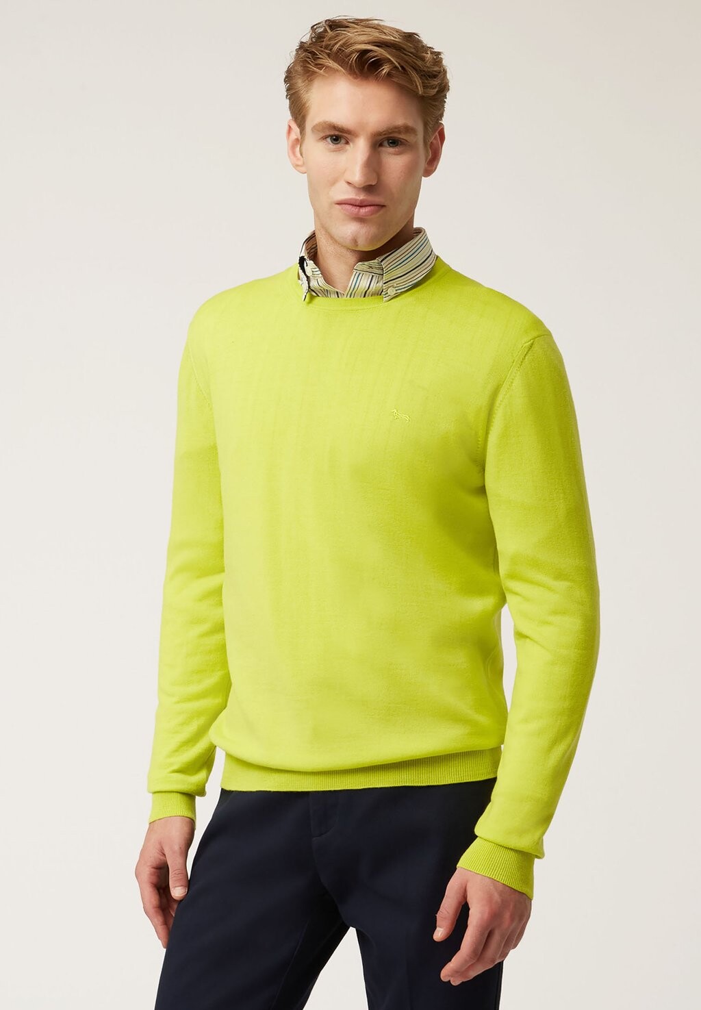 

Свитер Paricollo Basic Harmont & Blaine, цвет verde fluo